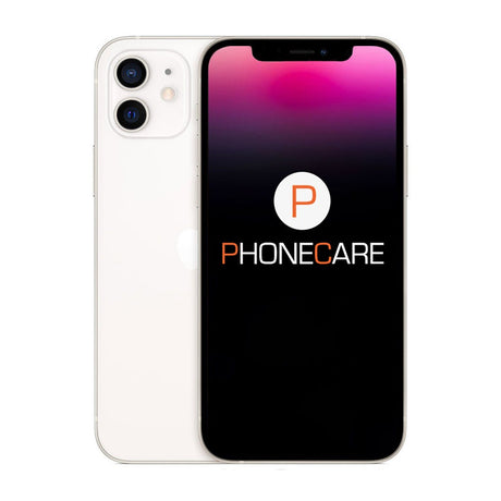 Brugt iPhone 12 64GB Hvid – Rigtig god stand