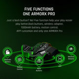 BIGBIG WON ARMOR-X Pro Bagsiderknapmodul til Game Controller Sort