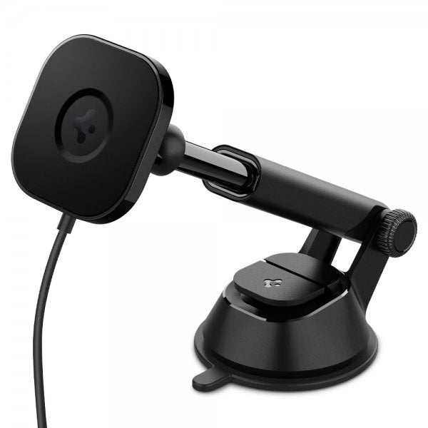 Spigen Bilholder OneTap Magnetic Car Mount Dashboard Trådløs Opladning Sort