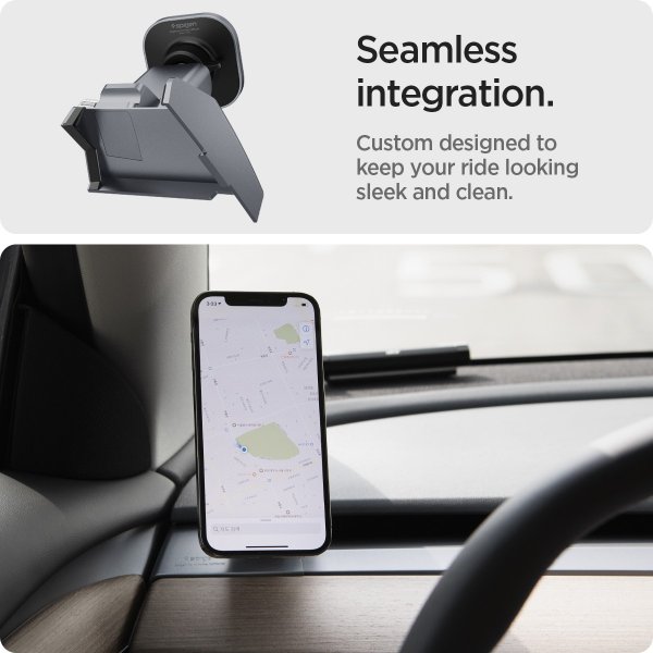 Spigen Bilholder Tesla OneTap MagSafe Dashboard Car Mount MagFit