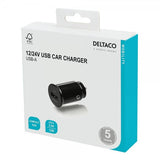 Deltaco Billader 12/24V USB-A Car Charger