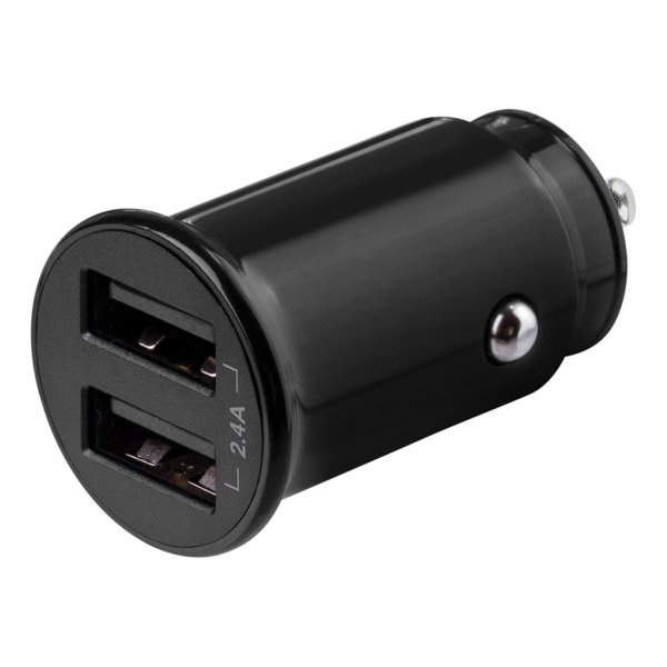 Deltaco Billader 12W Dobbelt USB-A Sort