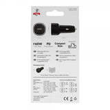 X2O Billader 60W Triple USB-C/USB-A GaN Sort