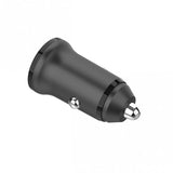 Gear Biloplader USB-C PD 30W + USB-A QC18W Sort