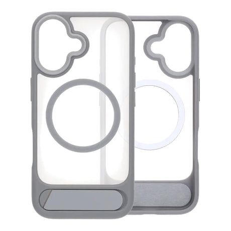 iPhone 17 Cover med Stativ MagSafe Grå