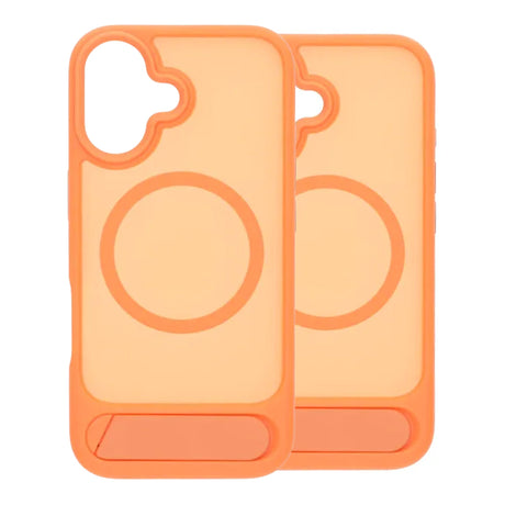 iPhone 17 Cover med Stativ MagSafe Orange