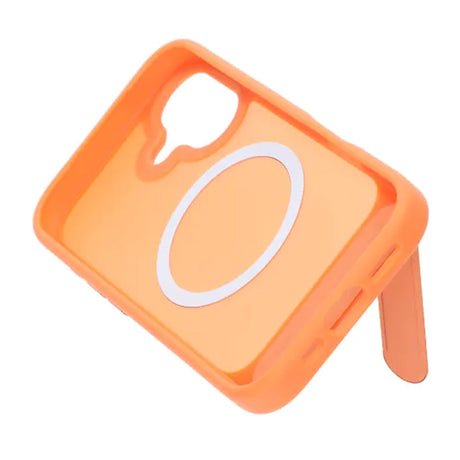 iPhone 17 Cover med Stativ MagSafe Orange