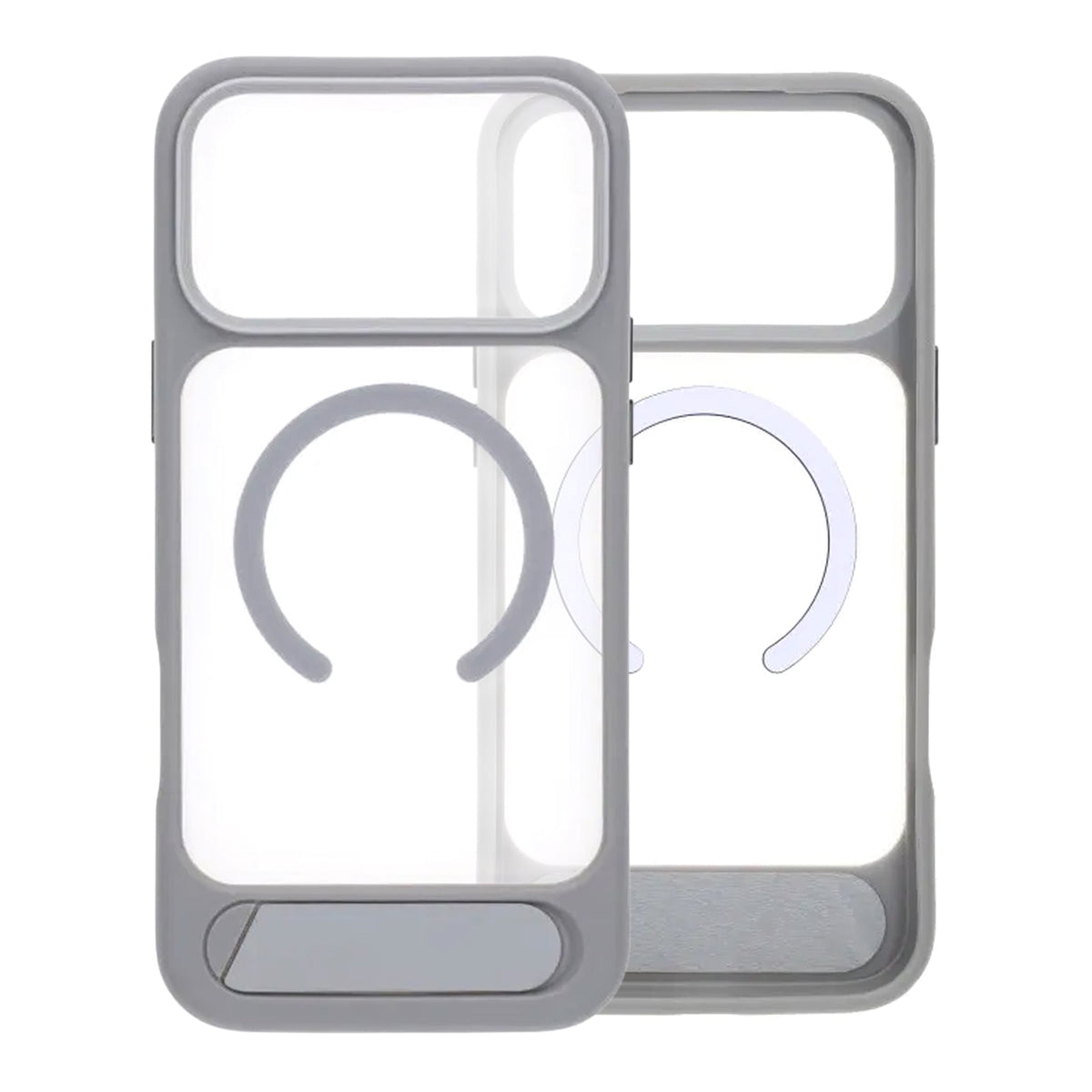 iPhone 17 Pro Max Cover med stativ MagSafe Grå