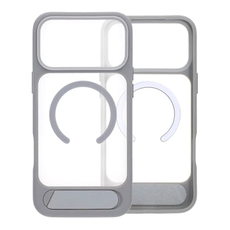 iPhone 17 Pro Max Cover med stativ MagSafe Grå