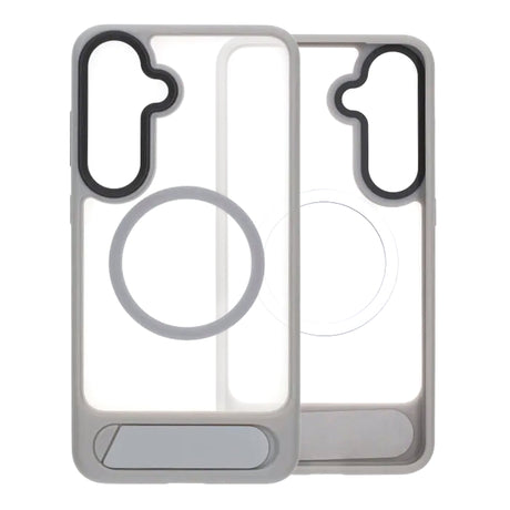 Samsung Galaxy S25 Plus Cover med stativ MagSafe Grå