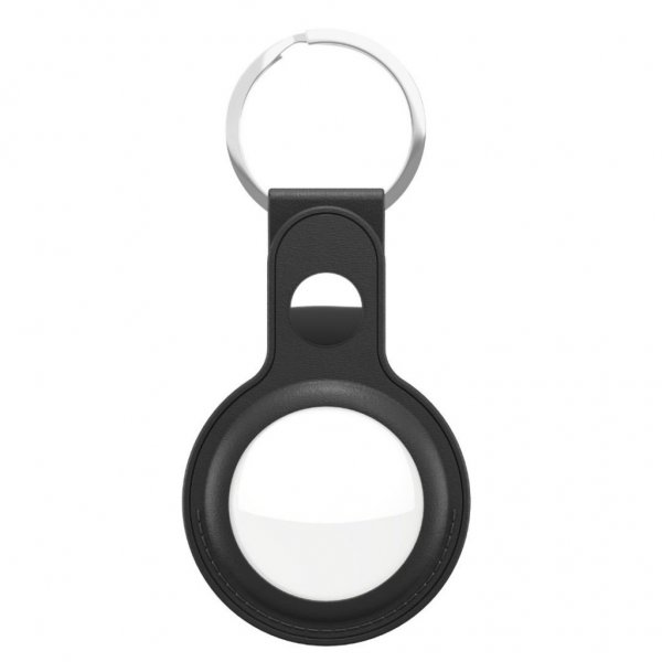 KeyBudz AirTag Holder Læder Sort