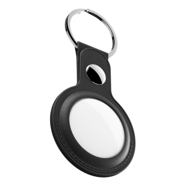 KeyBudz AirTag Holder Læder Sort