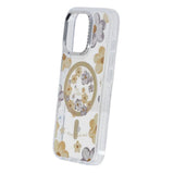 Cover til iPhone 16 Pro med blomstermønster og MagSafe Gul
