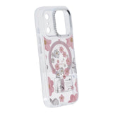iPhone 17 Pro Cover med blomstermønster MagSafe Lyserød