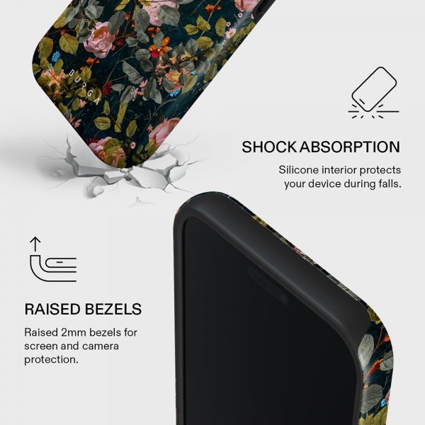 Burga iPhone 17 Pro Cover Tough MagSafe Bloomy Garden