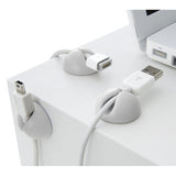 Bluelounge CableDrop Ledningsholder 6-pak Sort