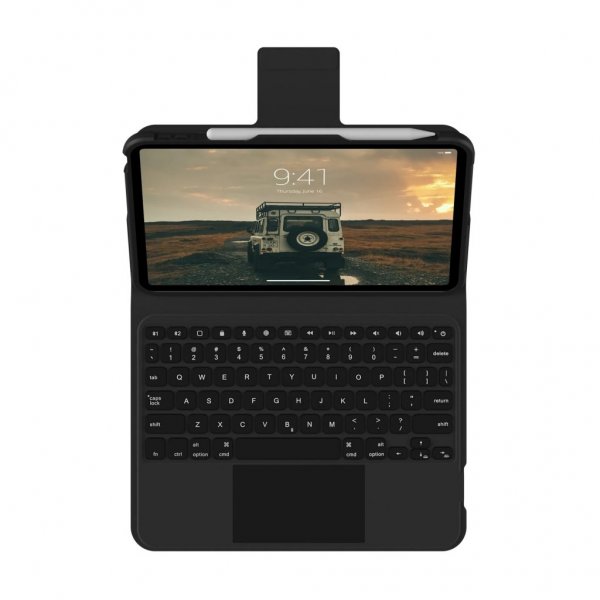 Urban Armor Gear (UAG) iPad 10.9 (gen 10)/iPad 11 (A16) Etui med Tastatur Nordisk Sort