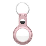 KeyBudz AirTag Holder Læder Rosa