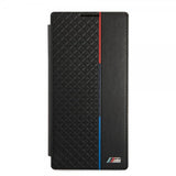 BMW Samsung Galaxy S22 Ultra Cover Triangle Pattern & Tricolor Stripe Sort