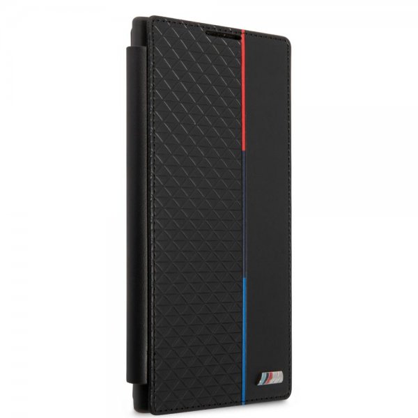BMW Samsung Galaxy S22 Ultra Cover Triangle Pattern & Tricolor Stripe Sort