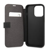 BMW iPhone 13 Pro Cover Tricolor Carbon Effect Sort
