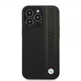 BMW iPhone 14 Pro Max Cover Big Logo Stripe Sort