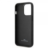 BMW iPhone 14 Pro Max Cover Big Logo Stripe Sort