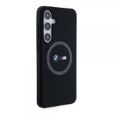 BMW Samsung Galaxy S24 Plus Cover Trykte Logoer MagSafe Sort
