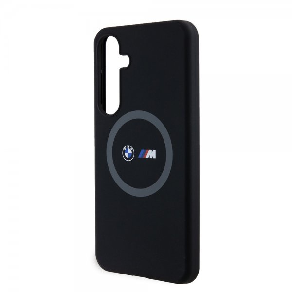 BMW Samsung Galaxy S24 Plus Cover Trykte Logoer MagSafe Sort