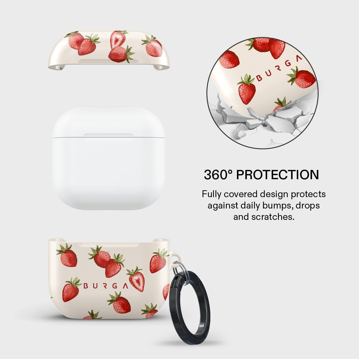 Burga AirPods 4 Cover Design Freshly Picked