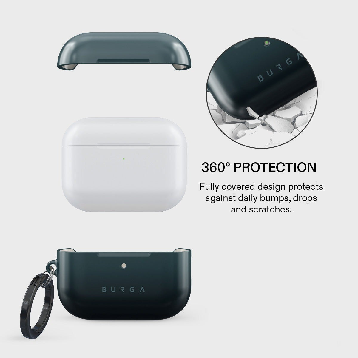 Burga AirPods Pro 3 Cover Design Black Hole
