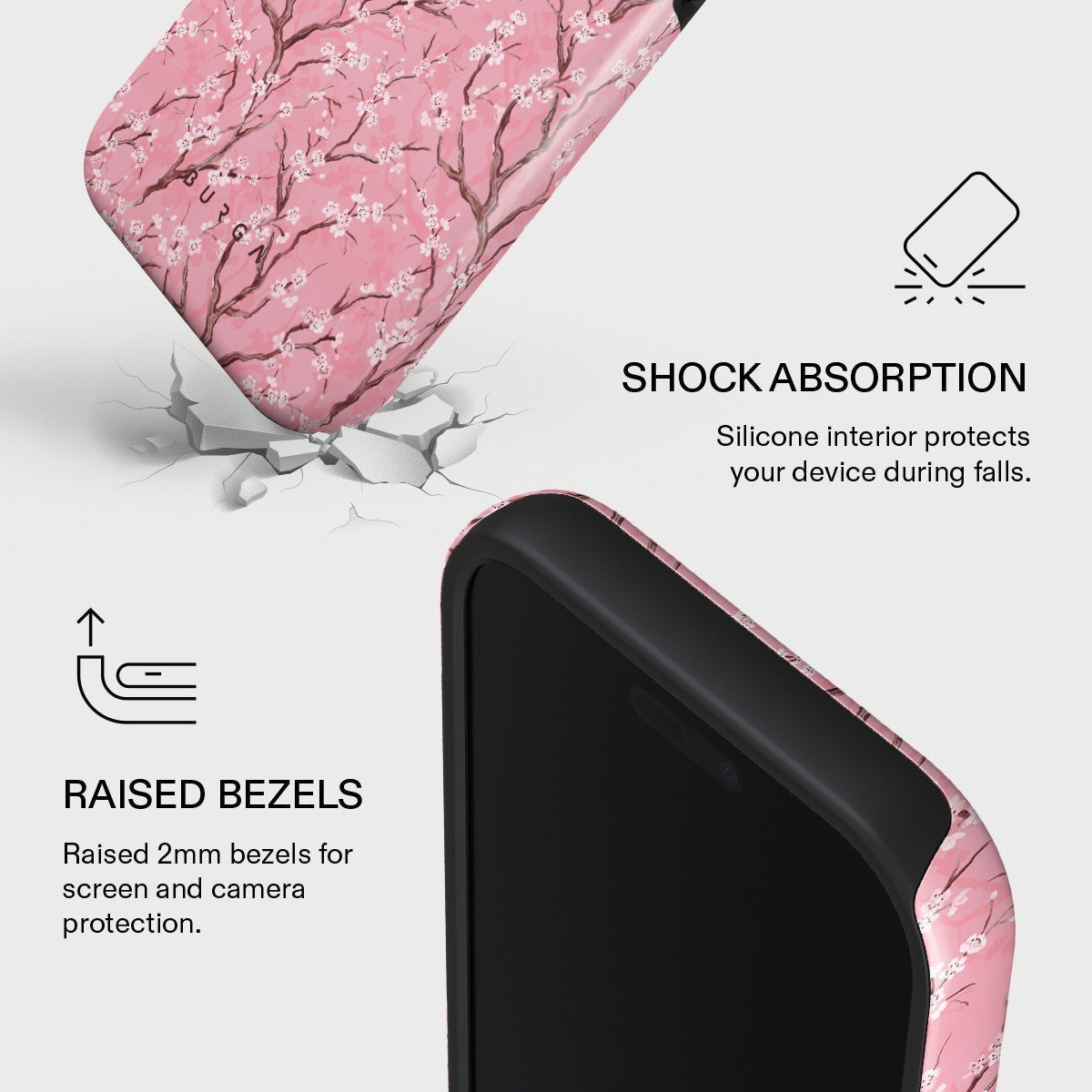 Burga iPhone 17 Pro Max Cover Tough MagSafe Sakura