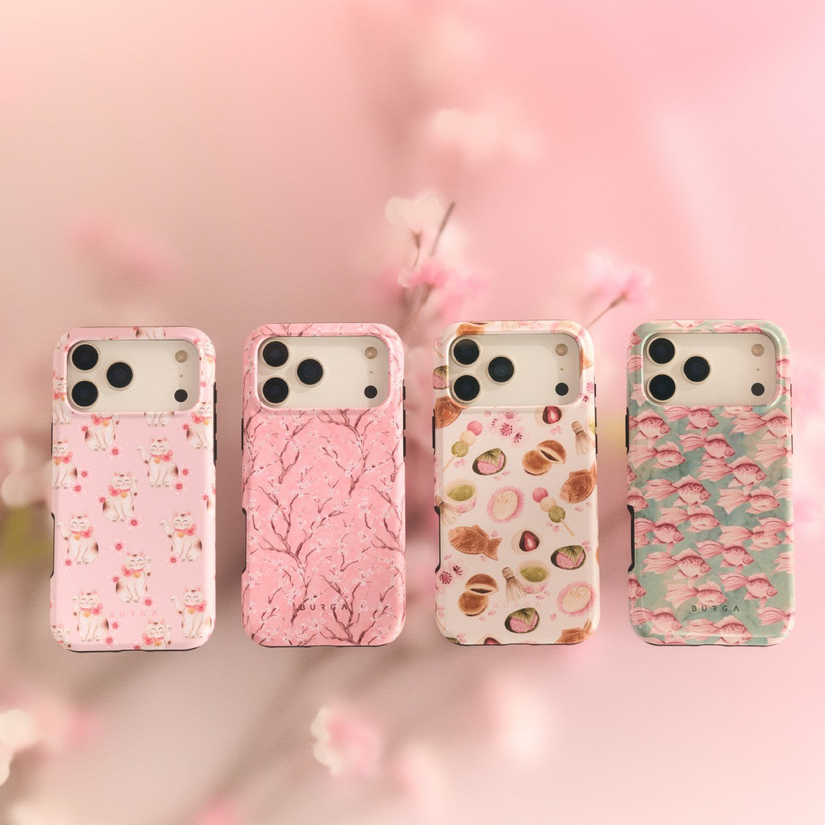 Burga iPhone 17 Pro Max Cover Tough MagSafe Sakura