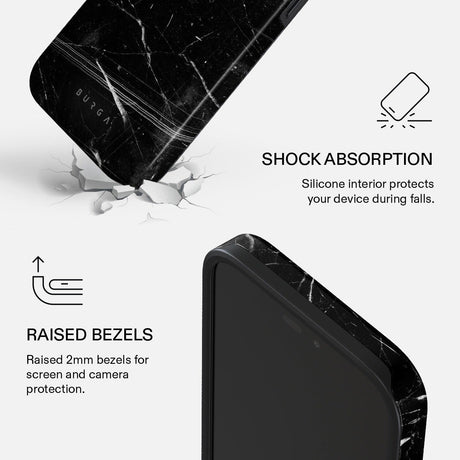 Burga iPhone 18 Pro Max Cover Tough MagSafe Noir