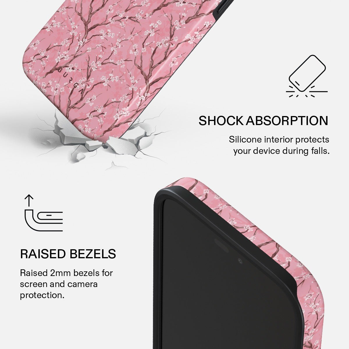 Burga iPhone 18 Pro Max Cover Tough MagSafe Sakura