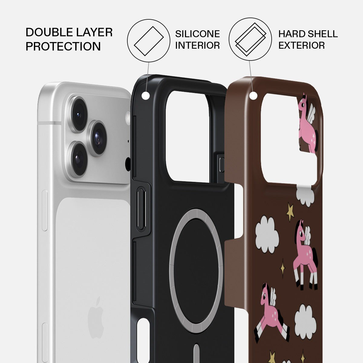 Burga iPhone 18 Pro Cover Tough MagSafe Cloud Hopping