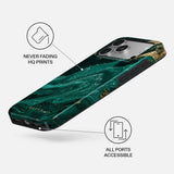 Burga iPhone 18 Pro Cover Tough MagSafe Emerald Pool