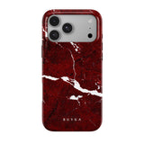 Burga iPhone 18 Pro Cover Tough MagSafe Iconic Red Ruby