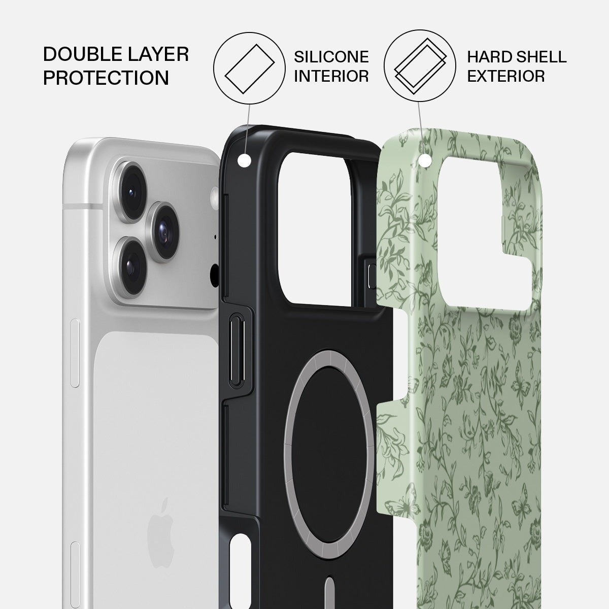 Burga iPhone 18 Pro Cover Tough MagSafe Lost in Thought
