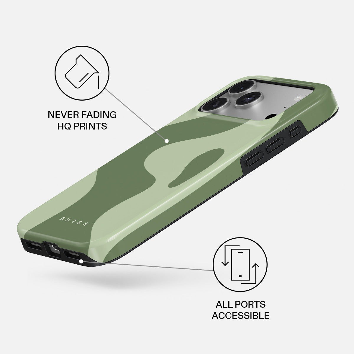 Burga iPhone 18 Pro Cover Tough MagSafe No Rush