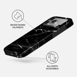 Burga iPhone 18 Pro Cover Tough MagSafe Noir