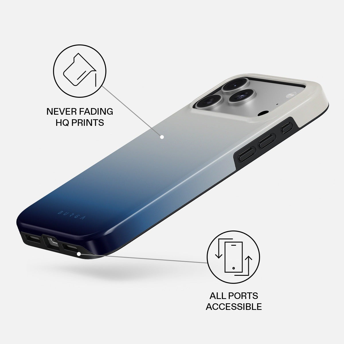 Burga iPhone 18 Pro Cover Tough MagSafe Zero Gravity