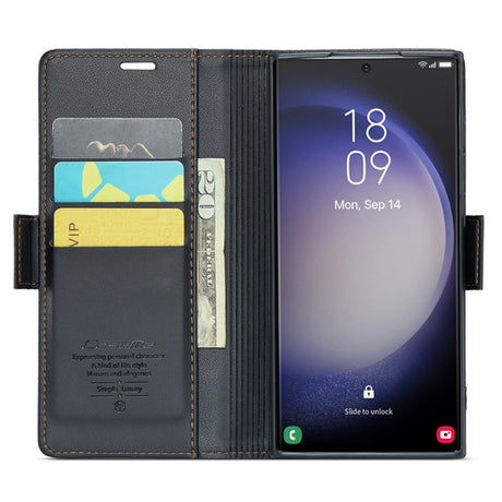 CaseMe Samsung Galaxy S24 Ultra Etui 023 Series Sort