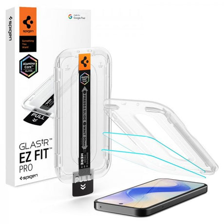 Spigen Google Pixel 10a Skærmbeskytter GLAS.tR EZ Fit Pro 2-pak