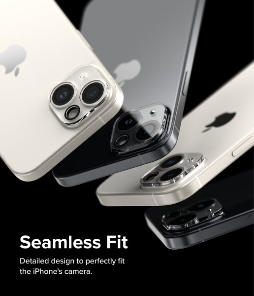 Ringke iPhone 15/iPhone 15 Plus Kamerabeskyttelse Camera Protector Glass 2-pak