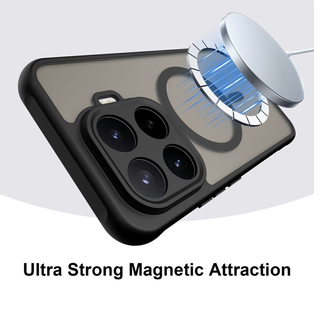 Xiaomi 17T Pro Cover Frostet MagSafe Sort
