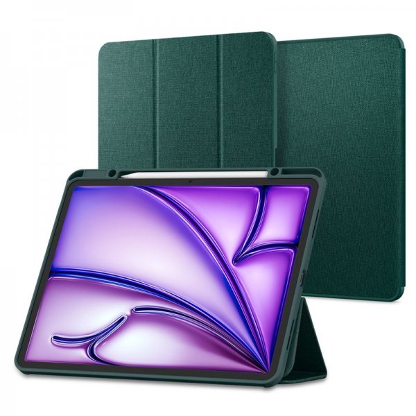 Spigen iPad Pro 13 (M4/M5) Cover Urban Fit Midnight Green