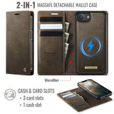 CaseMe iPhone 16e/iPhone 17e Etui C49 Series Brun
