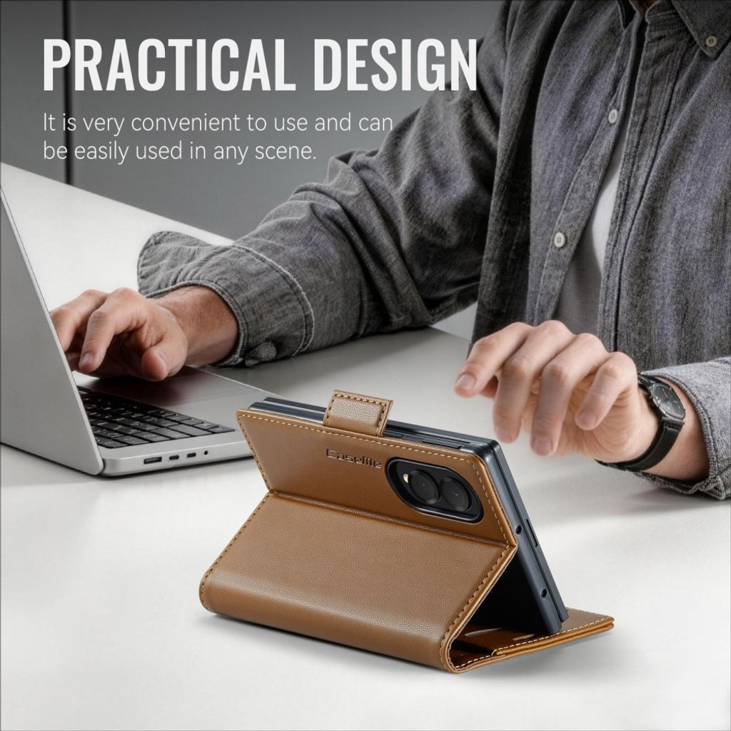CaseMe Samsung Galaxy Z Fold 8 Etui 023 Series Brun