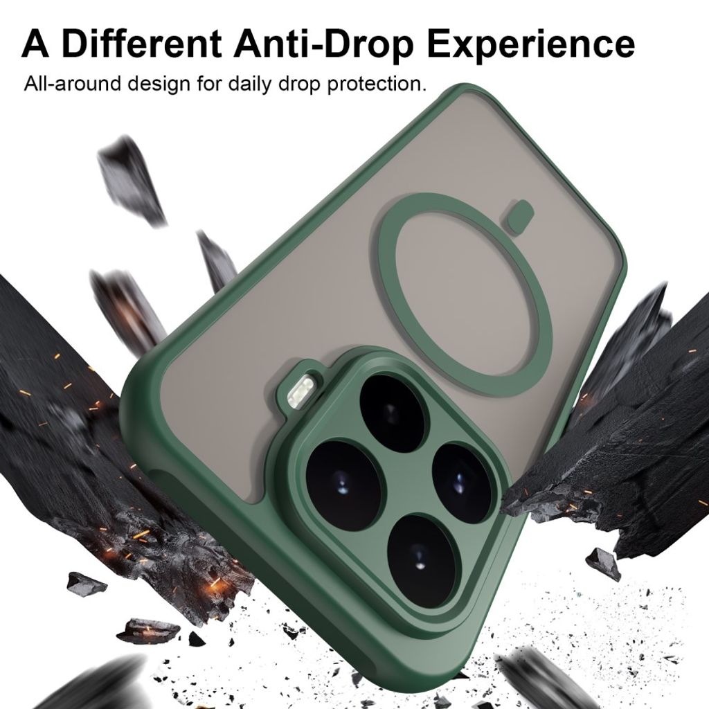 Xiaomi 17T Cover Frostet MagSafe Grøn